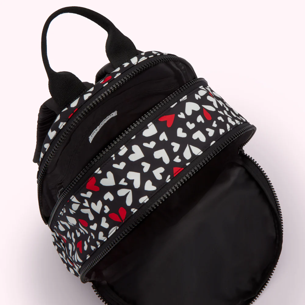 BLACK MULTI CUT OUT HEARTS SADIE BACKPACK - Image 3