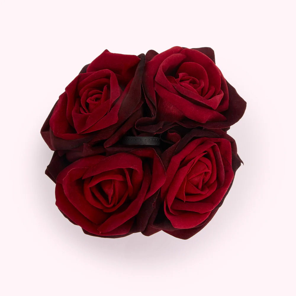 BLACK MULTI LIFE IS A BAG OF ROSES ROSE BASKET BAG - Image 5