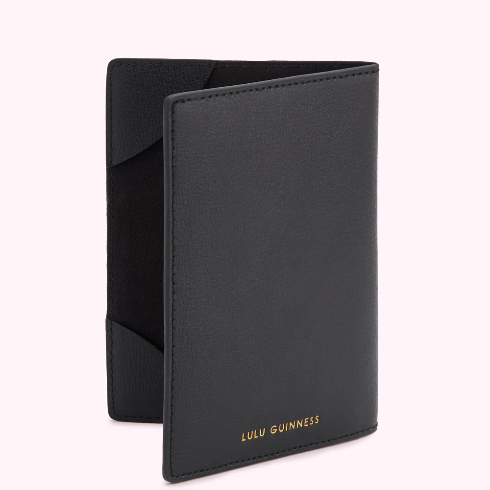 BLACK MULTI LIPS PASSPORT HOLDER - Image 2