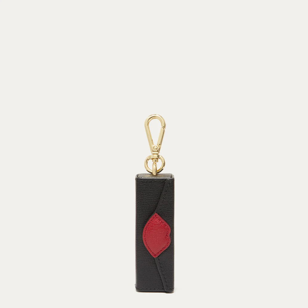 BLACK MULTI LIPSTICK HOLDER KEYRING