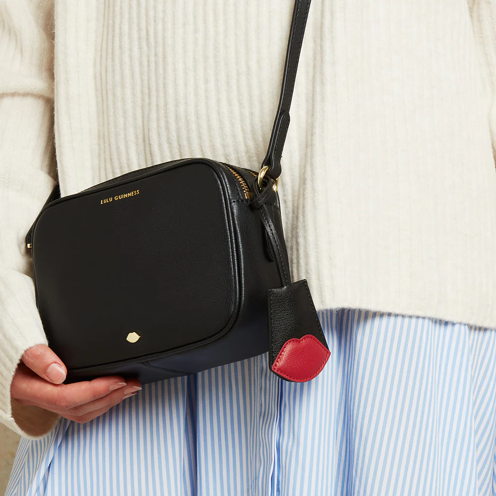 BLACK MULTI LULU LIP SARA KEYRING - Image 2
