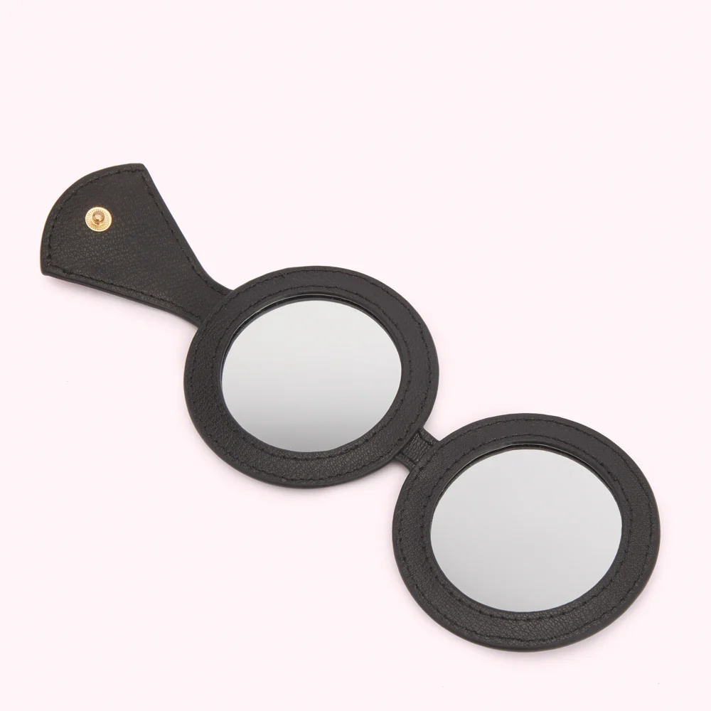 BLACK MULTI PADDED GIA COMPACT MIRROR - Image 4