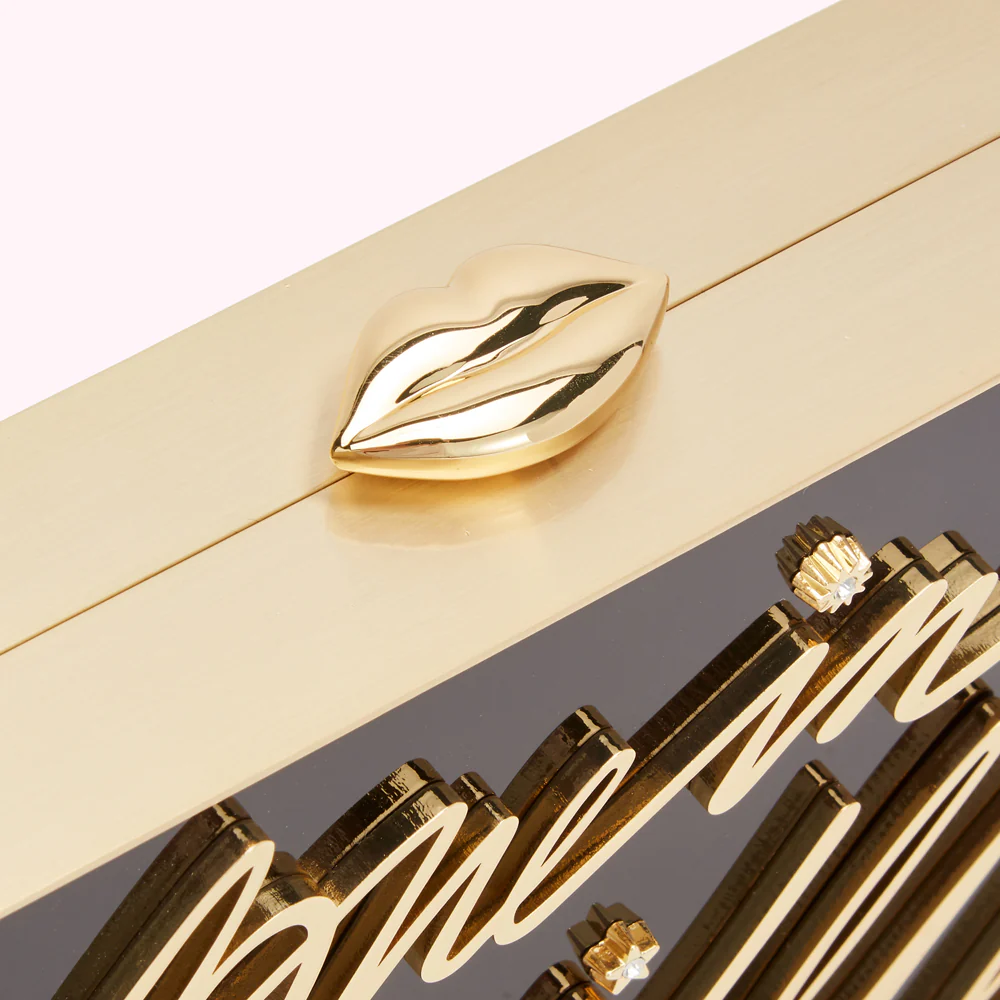 BLACK ONE IN A MILLION LIVVY CLUTCH BAG - Image 5