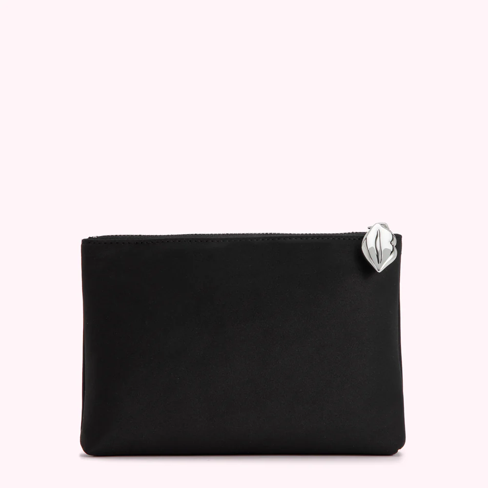 BLACK ONE IN A MILLION TOP ZIP POUCH - Image 2