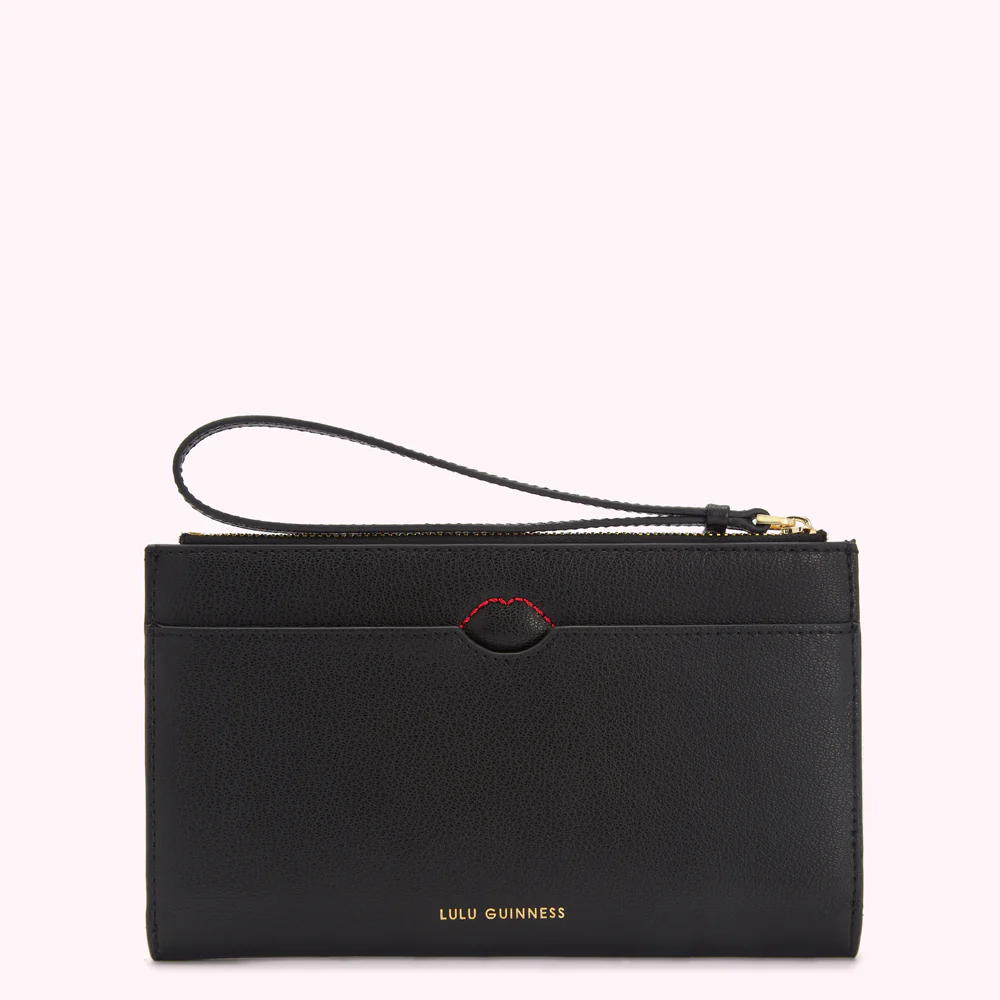 BLACK PAIGE LIP FLURRY TRAVEL WALLET - Image 2