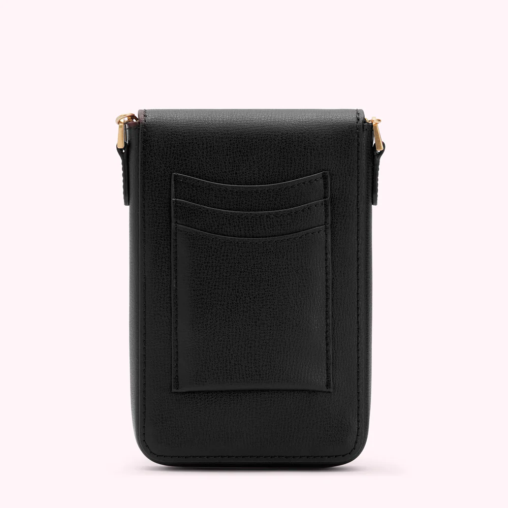 BLACK PEARL LEATHER RITA CROSSBODY MINI BAG - Image 2