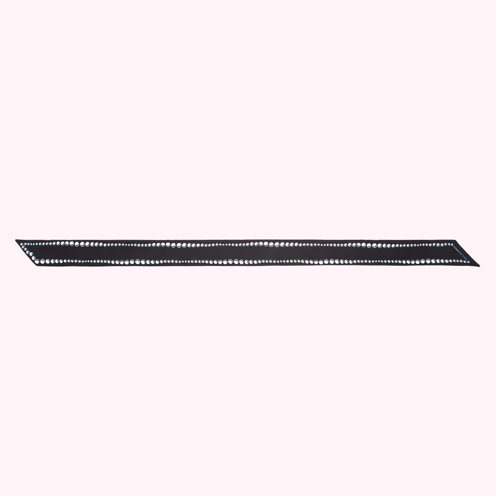BLACK PEARL PRINT SKINNY SCARF - Image 2