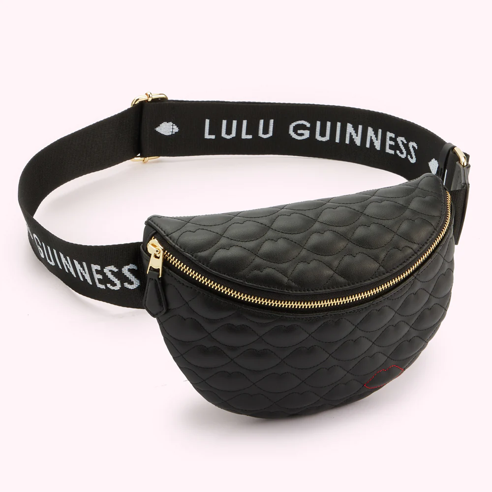 BLACK QUILTED LEATHER STEVIE BELT BAG - Image 2