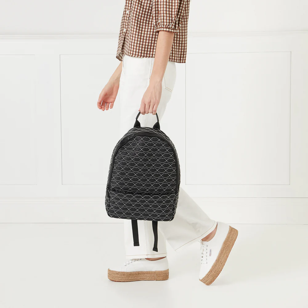 BLACK QUILTED LIPS TONY BACKPACK - Image 7