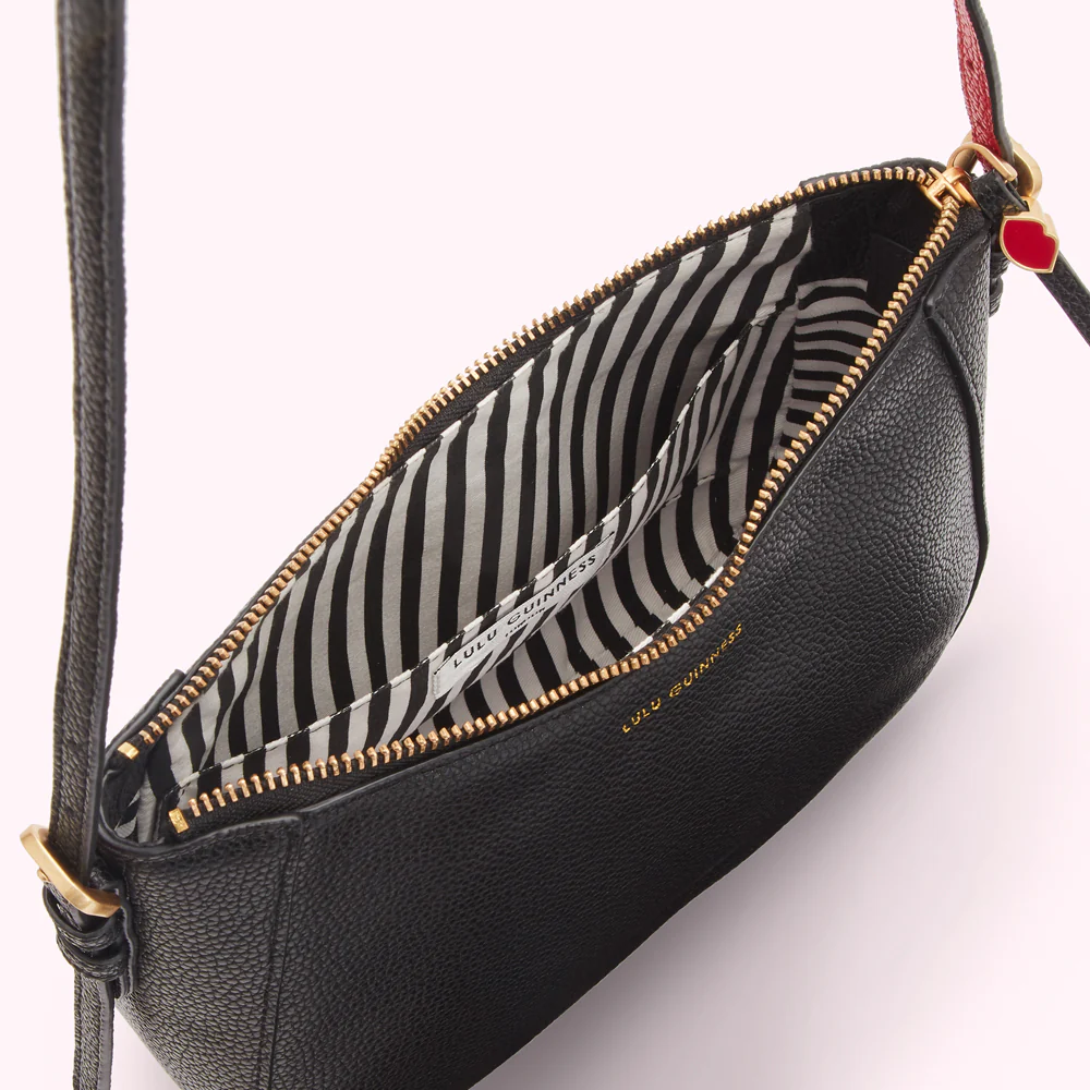BLACK REVERSIBLE HANDLES JULES CROSSBODY BAG - Image 2