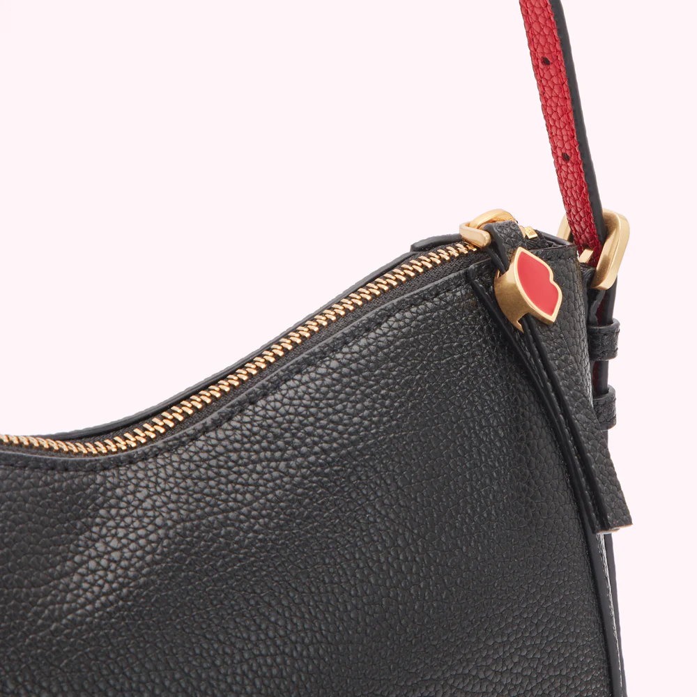 BLACK REVERSIBLE HANDLES JULES CROSSBODY BAG - Image 3
