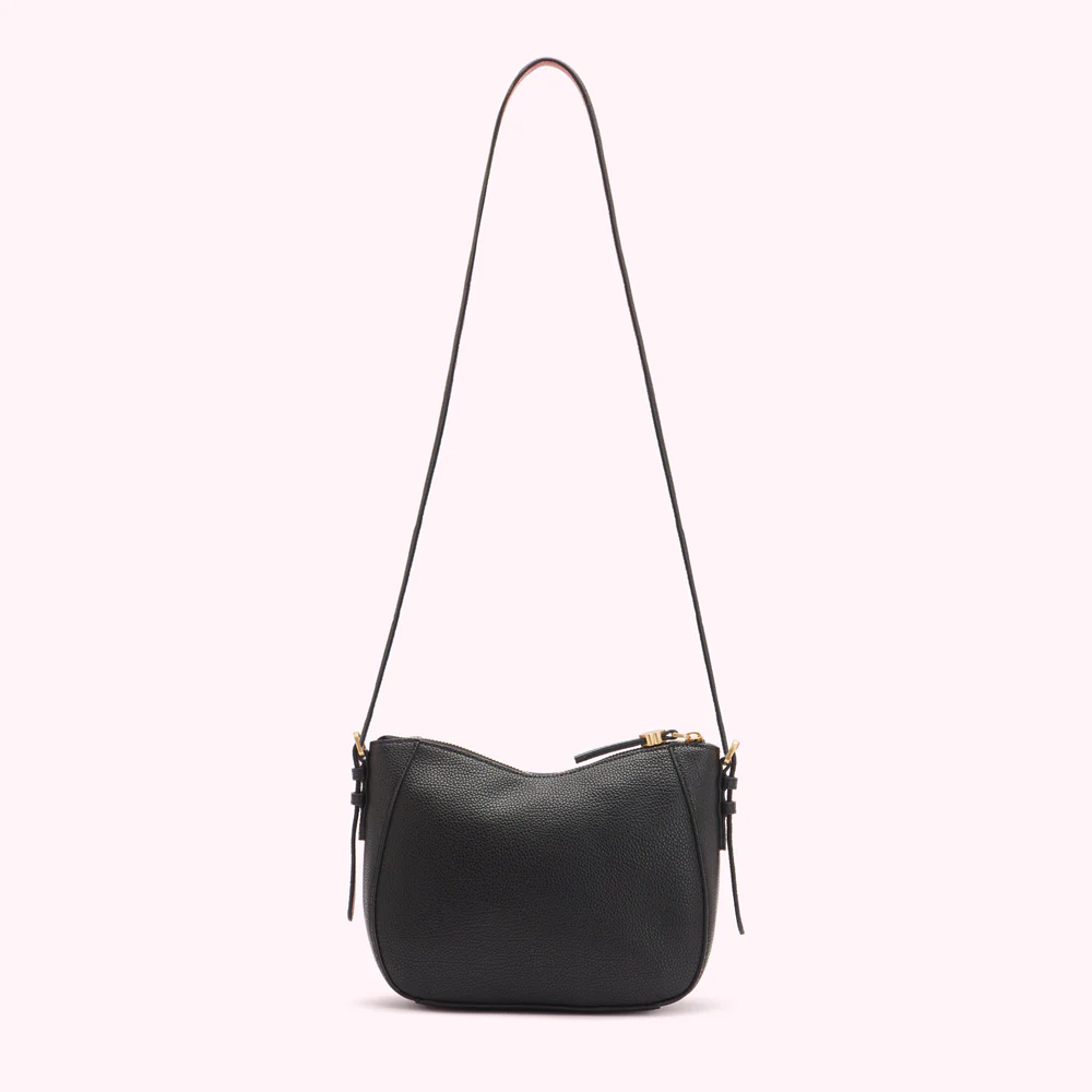 BLACK REVERSIBLE HANDLES JULES CROSSBODY BAG - Image 4