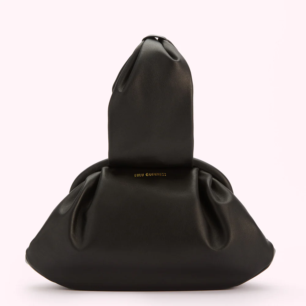 BLACK RIVA FRAME CLUTCH BAG - Image 2