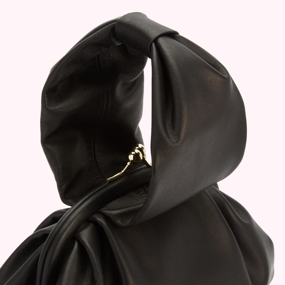 BLACK RIVA FRAME CLUTCH BAG - Image 5