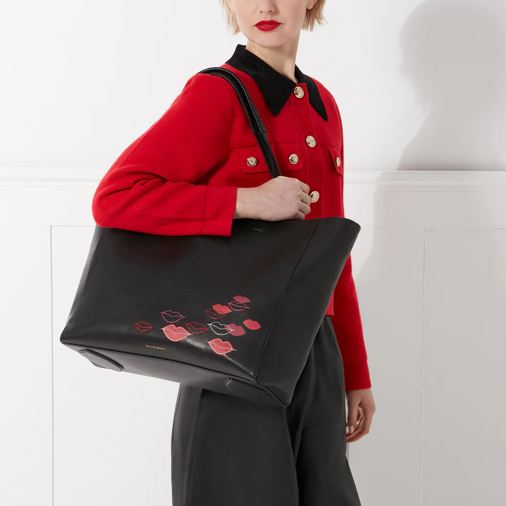 BLACK SKYE LIP FLURRY TOTE BAG - Image 8