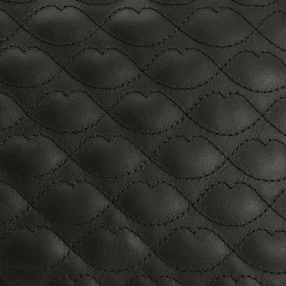BLACK SMALL QUILTED LIP ASHLEY LEATHER CROSSBODY BAG - Image 6