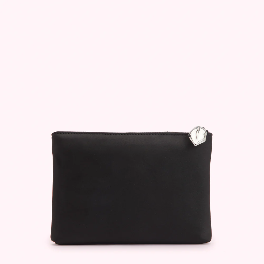 BLACK YOU CAN NEVER HAVE TOO MANY TOP ZIP POUCH - Image 2