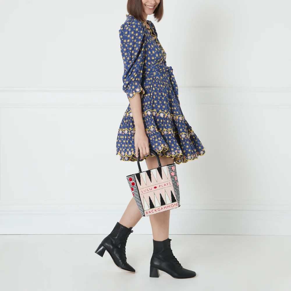 BLOSSOM BACKGAMMON BIBI TOTE - Image 6