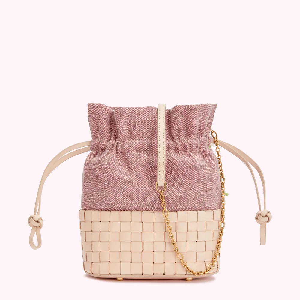 BLOSSOM FLOWER CANVAS ELOISE BASKET BAG - Image 2