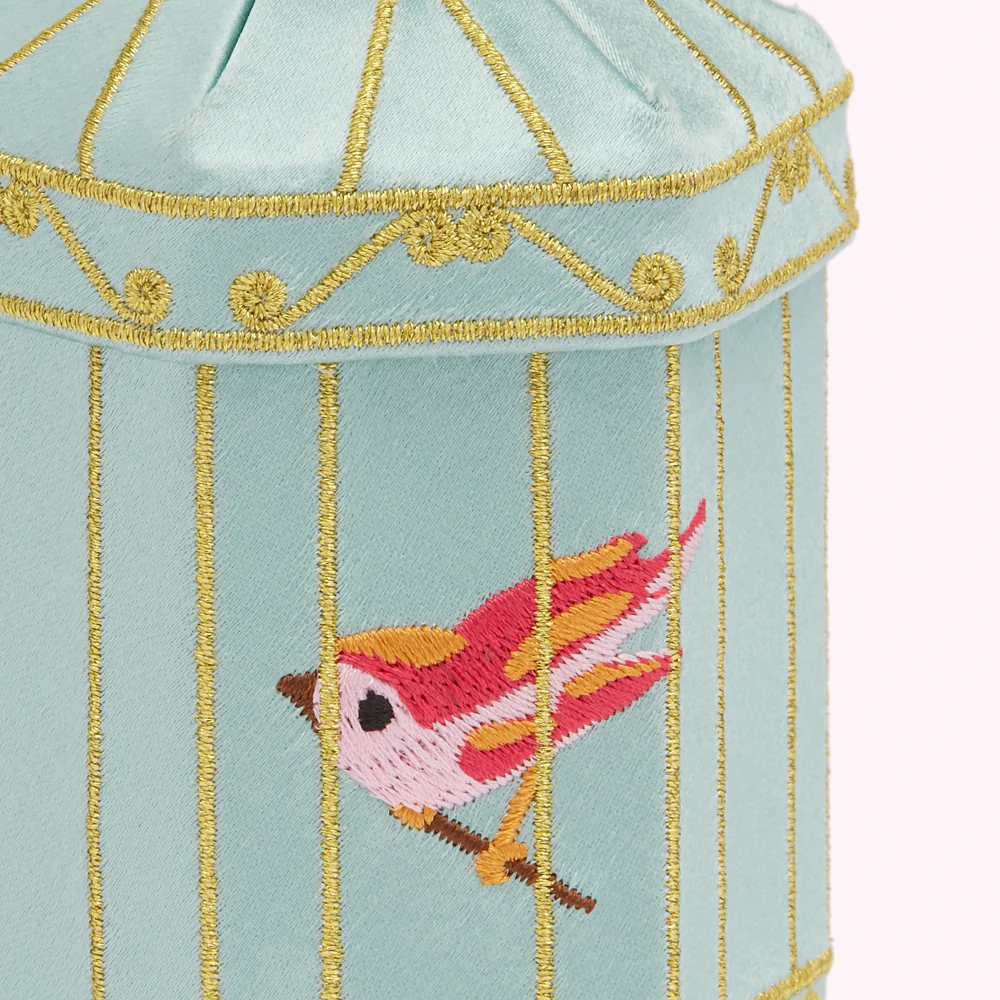 BLUE BIRDCAGE MINI COLLECTIBLE CHARM - Image 4