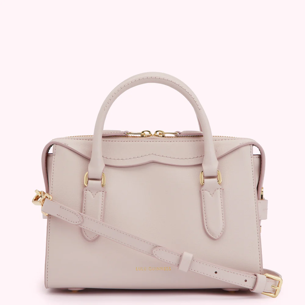 BLUSH LEATHER SMALL DYLAN HANDBAG