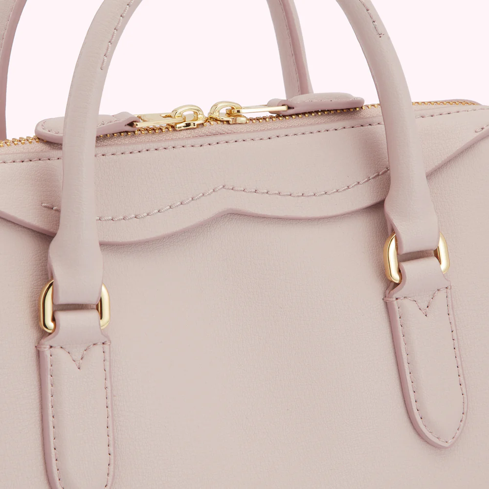 BLUSH LEATHER SMALL DYLAN HANDBAG - Image 4
