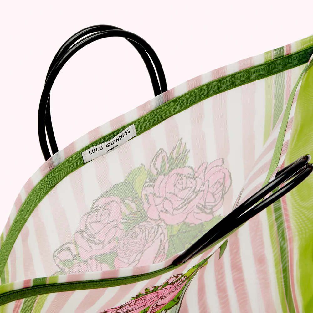 BLUSH ROSE FREIDA MESH TOTE BAG - Image 4