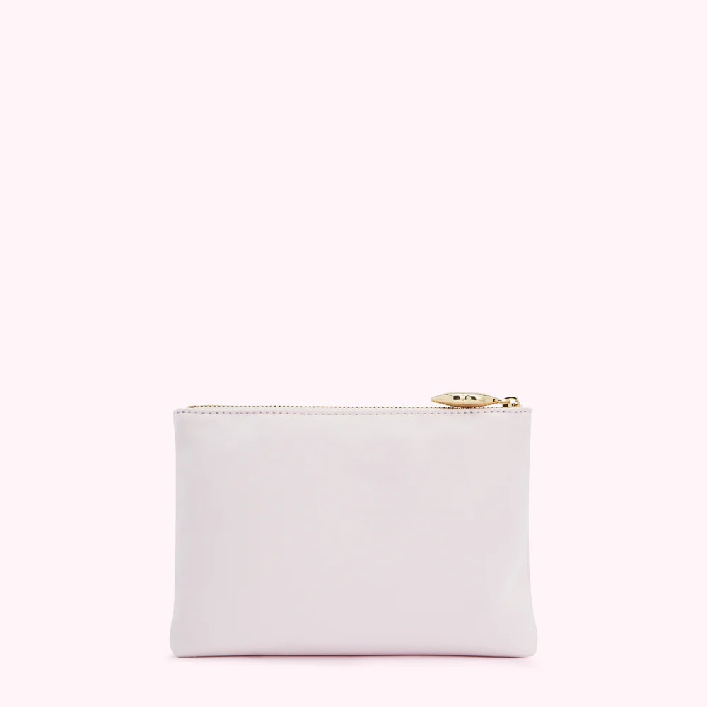 BLUSH PEARLS OF WISDOM TOP ZIP POUCH - Image 2