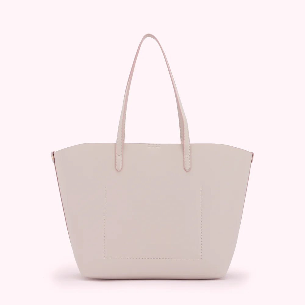 BLUSH LEATHER LARGE IVY TOTE BAG - Image 2