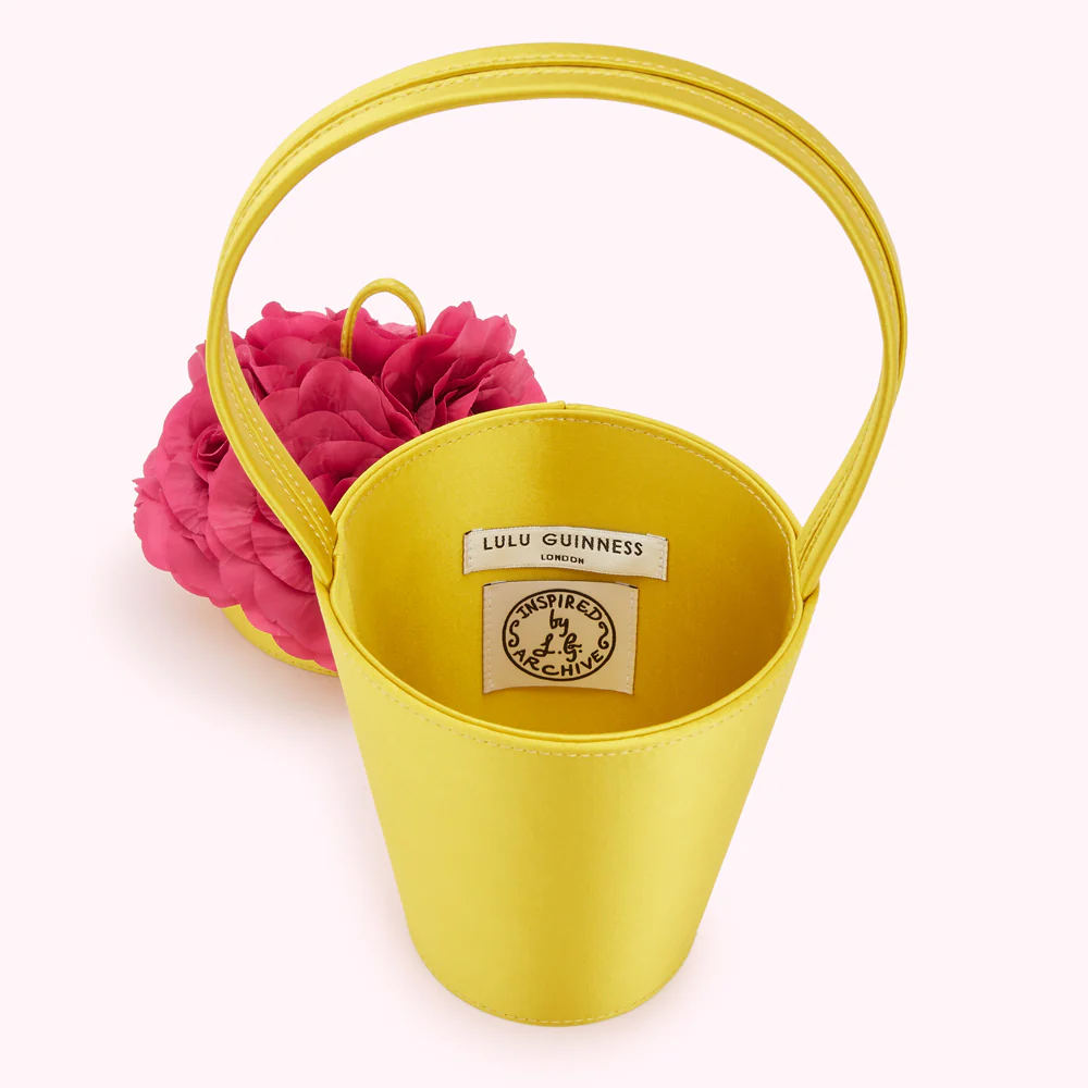 CHARTREUSE ROSE BASKET BAG - Image 4