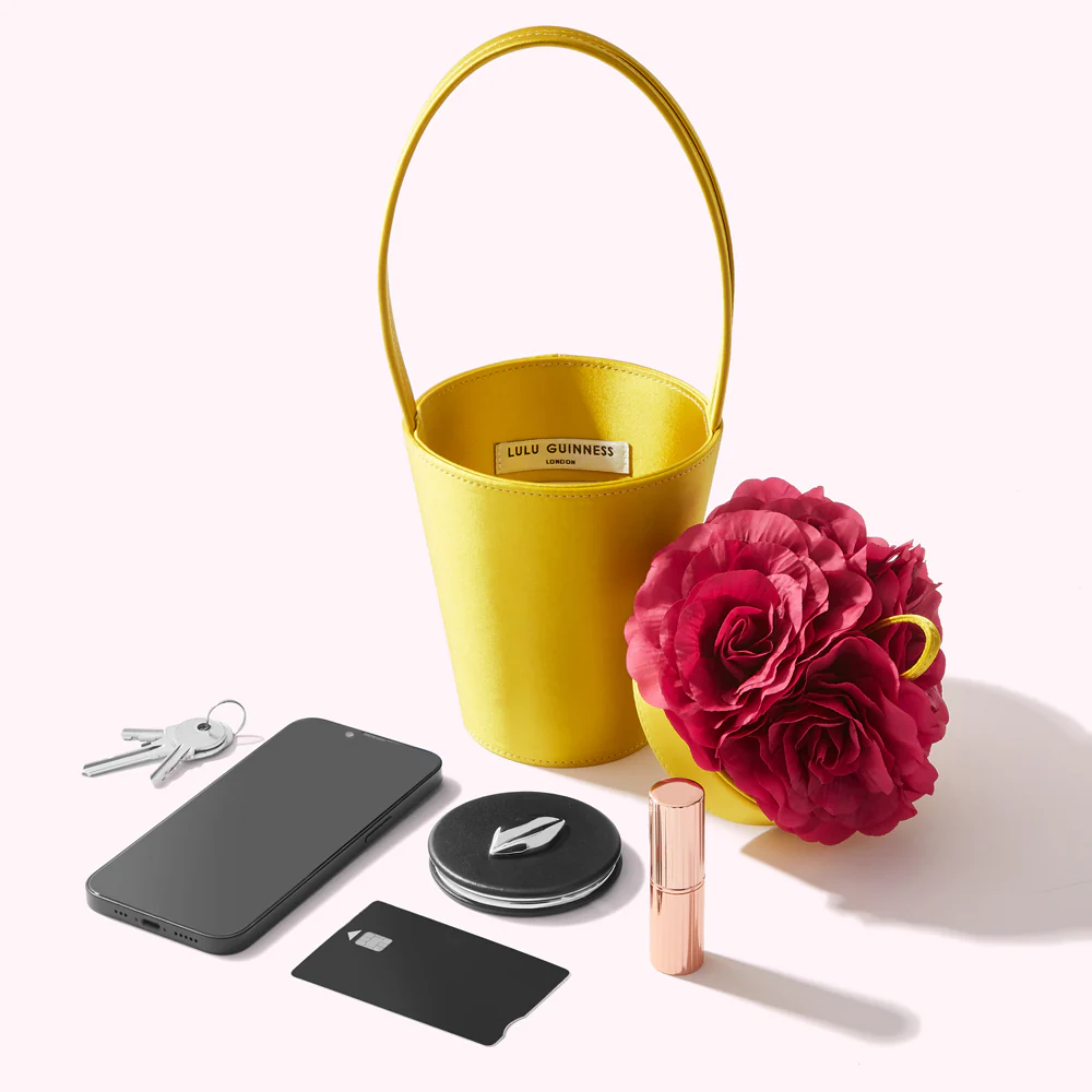 CHARTREUSE ROSE BASKET BAG - Image 5