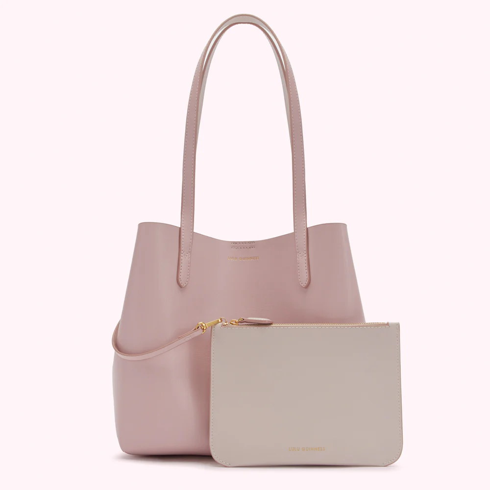 CHERRY BLOSSOM LEATHER SMALL IVY TOTE BAG - Image 3