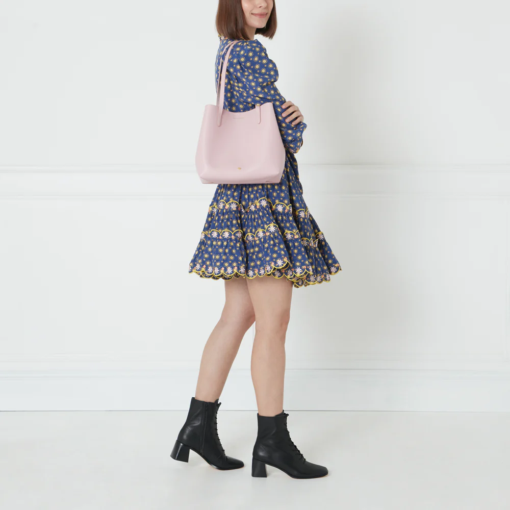 CHERRY BLOSSOM LEATHER SMALL IVY TOTE BAG - Image 5