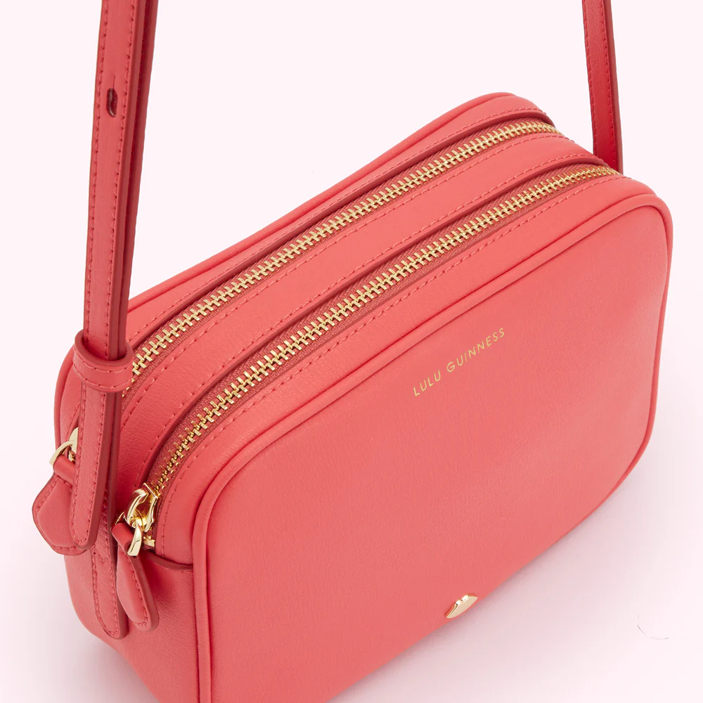 CORAL LEATHER COLE CROSSBODY BAG - Image 4