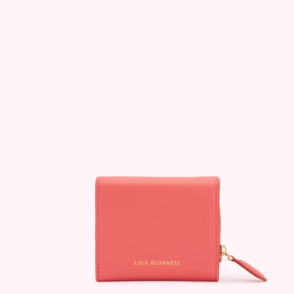 CORAL LEATHER JODIE WALLET - Image 2