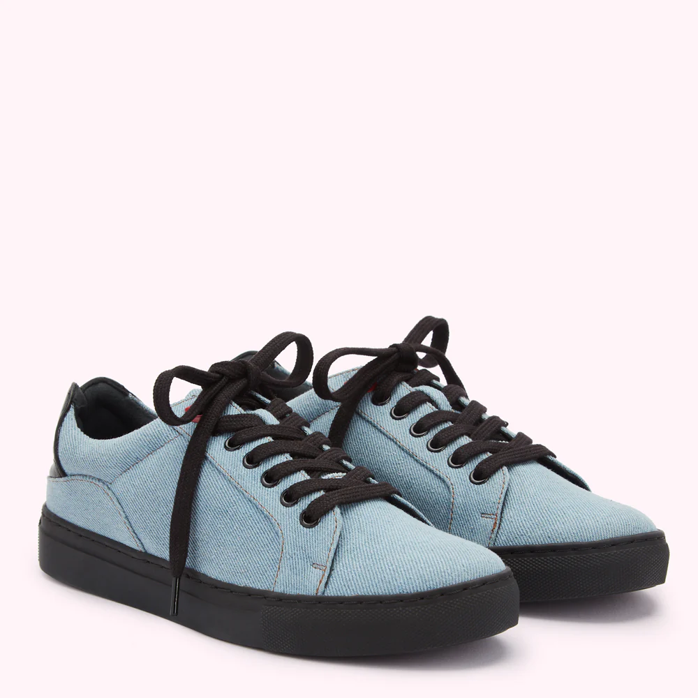 DENIM LIPS NATASHA TRAINERS - Image 2