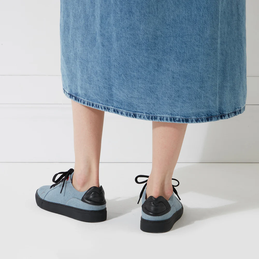 DENIM LIPS NATASHA TRAINERS - Image 6
