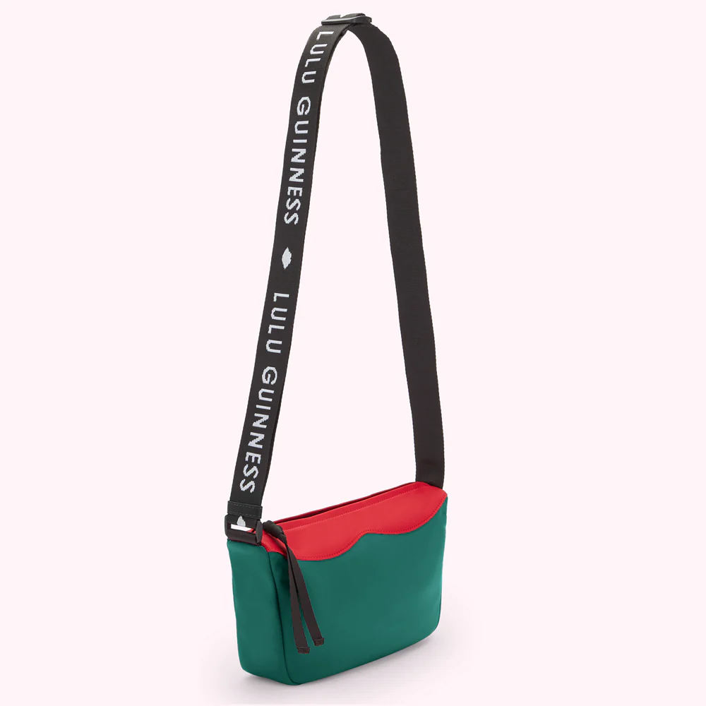 EMERALD GREEN PUCKER UP LIPS BAG - Image 3