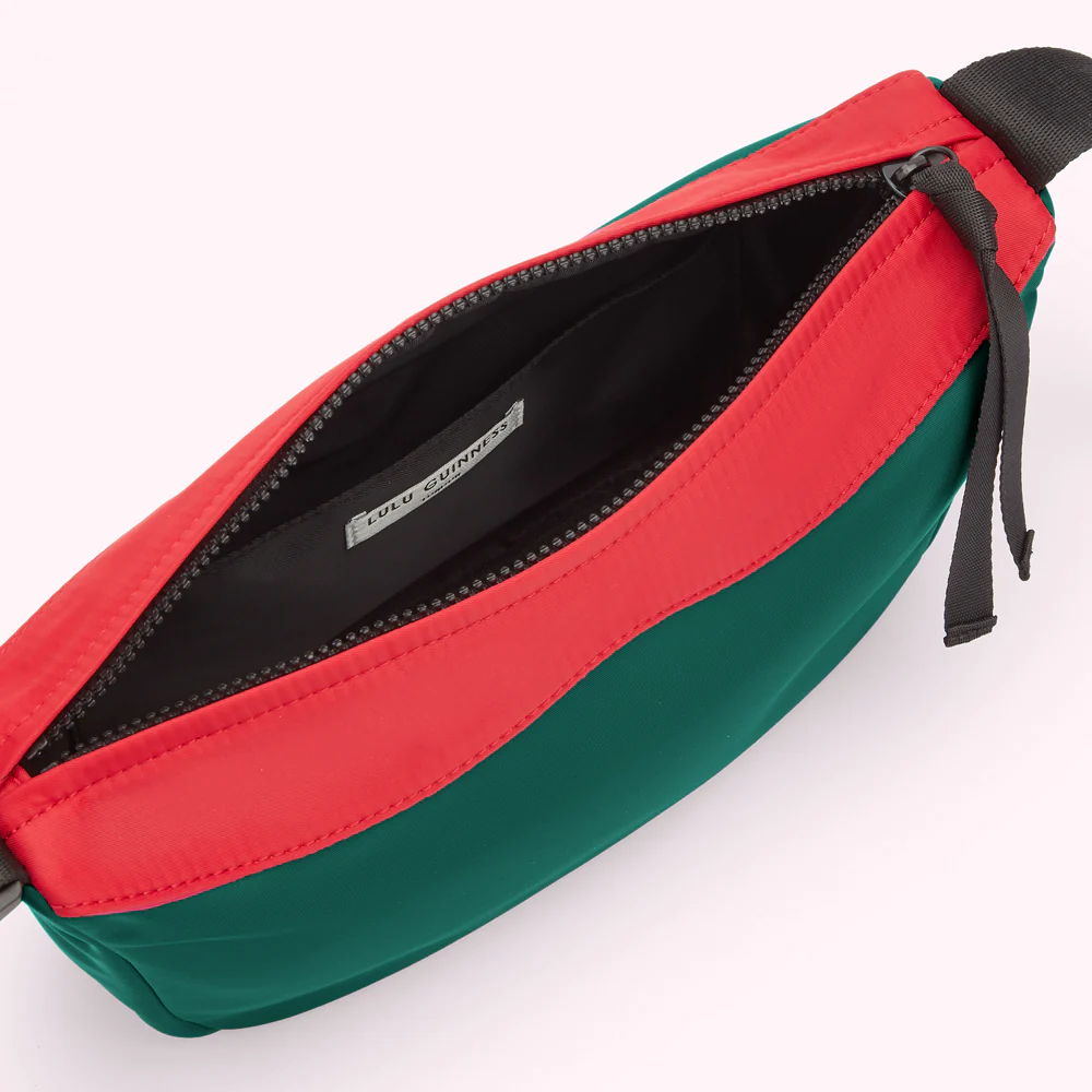 EMERALD GREEN PUCKER UP LIPS BAG - Image 4