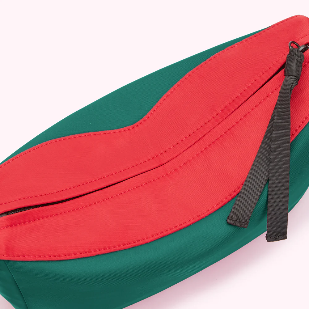 EMERALD GREEN PUCKER UP LIPS BAG - Image 6