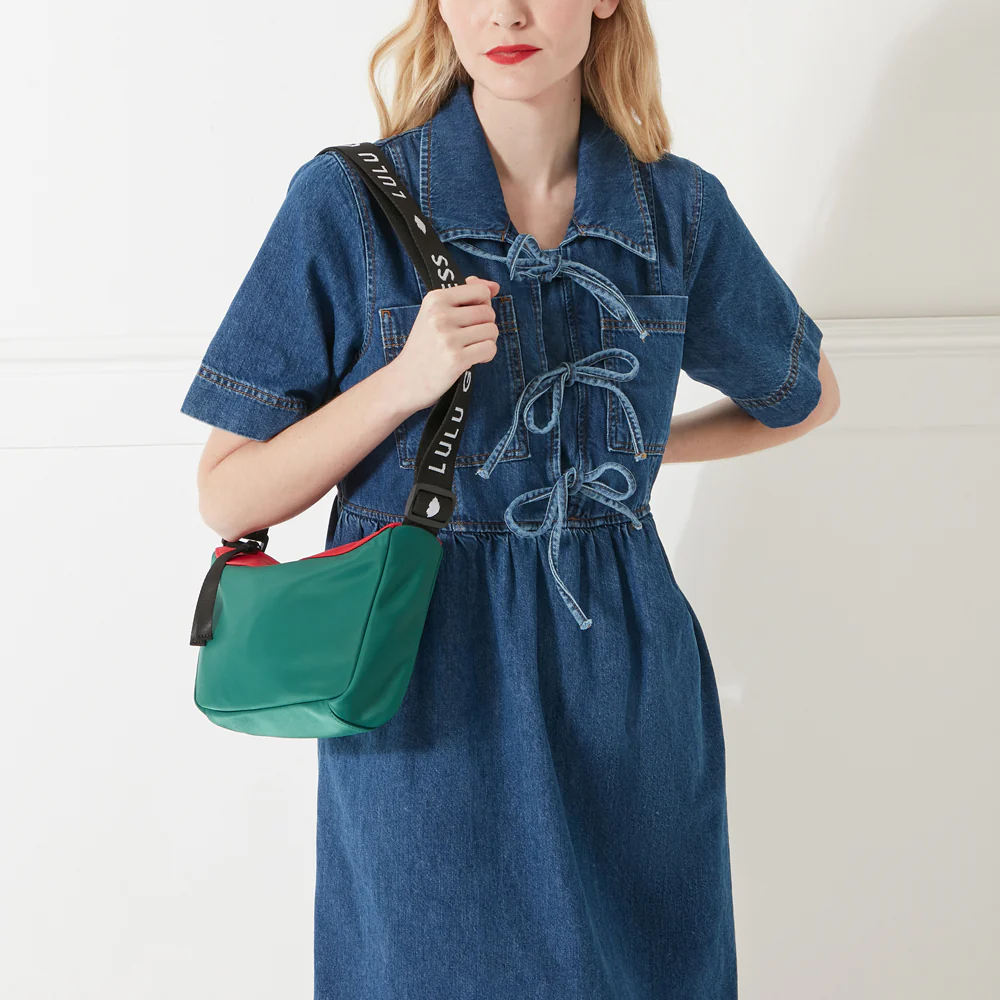 EMERALD GREEN PUCKER UP LIPS BAG - Image 7