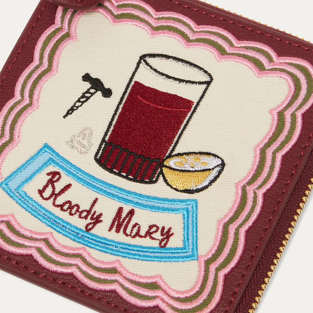 GARNET RED BLOODY MARY COIN PURSE - Image 4