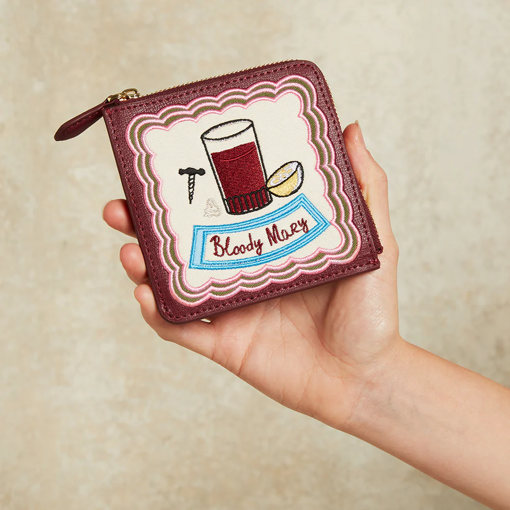 GARNET RED BLOODY MARY COIN PURSE - Image 5