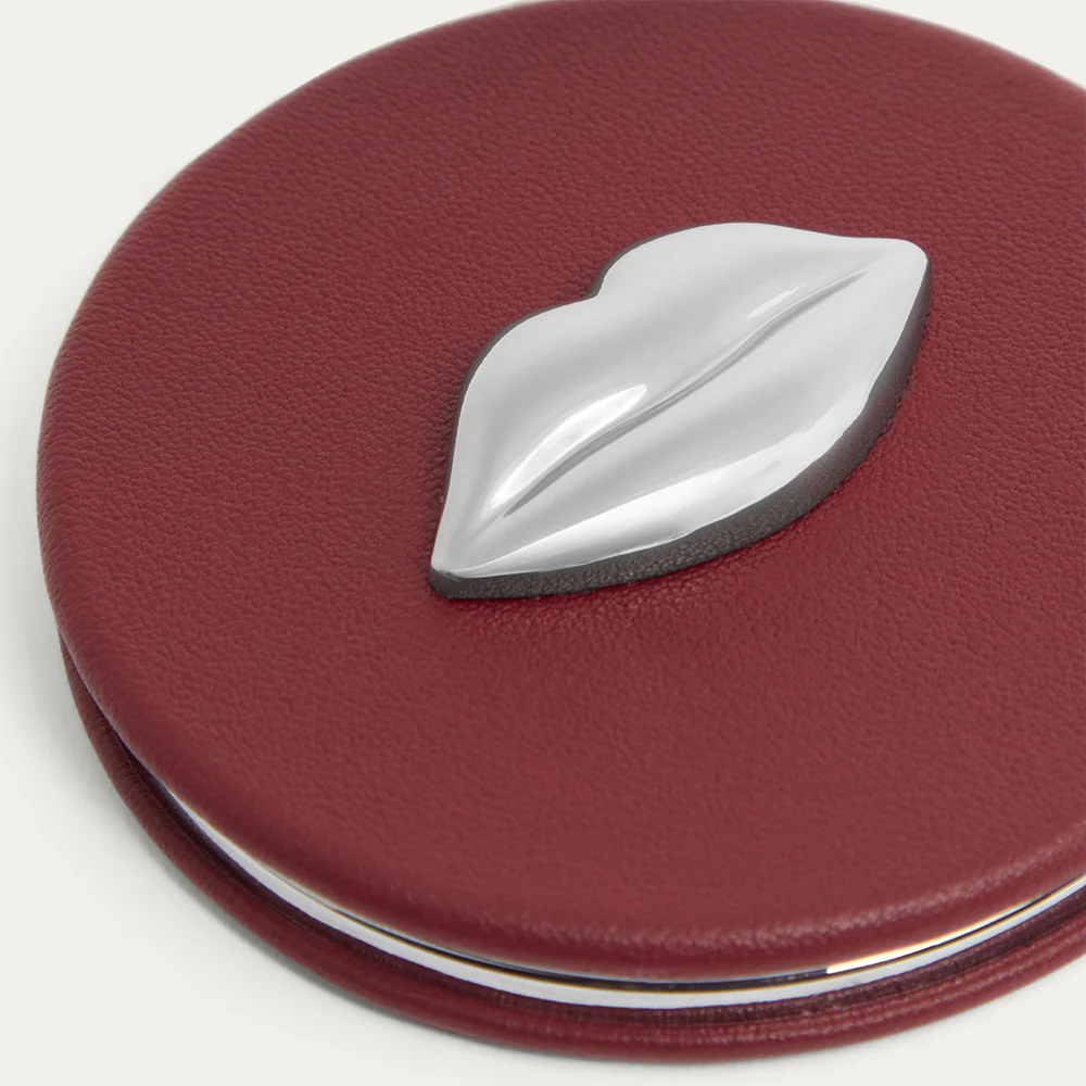 GARNET RED LIP METAL LIV COMPACT MIRROR - Image 3
