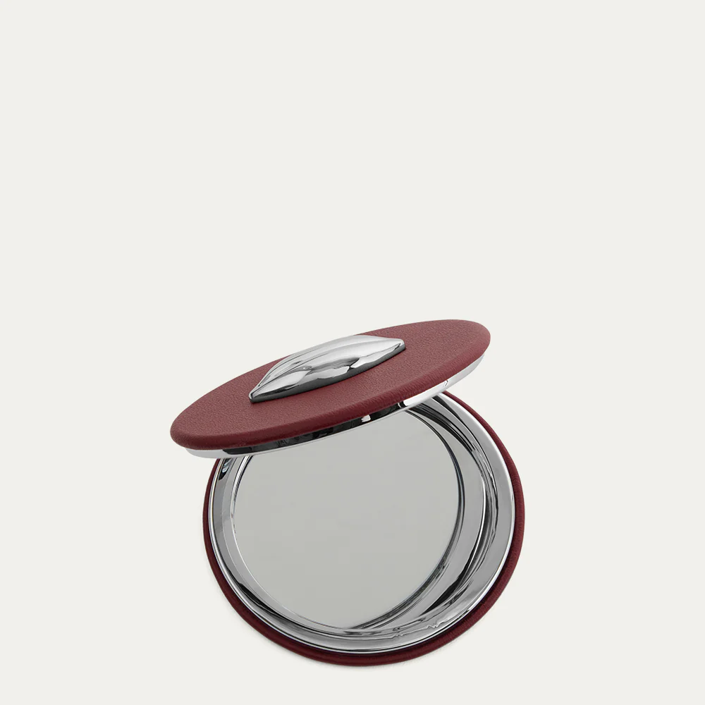 GARNET RED LIP METAL LIV COMPACT MIRROR - Image 4