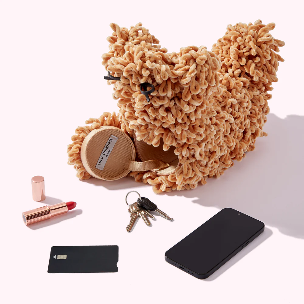 GOLD COLLECTIBLE DOOGLE DOG HANDBAG - Image 5