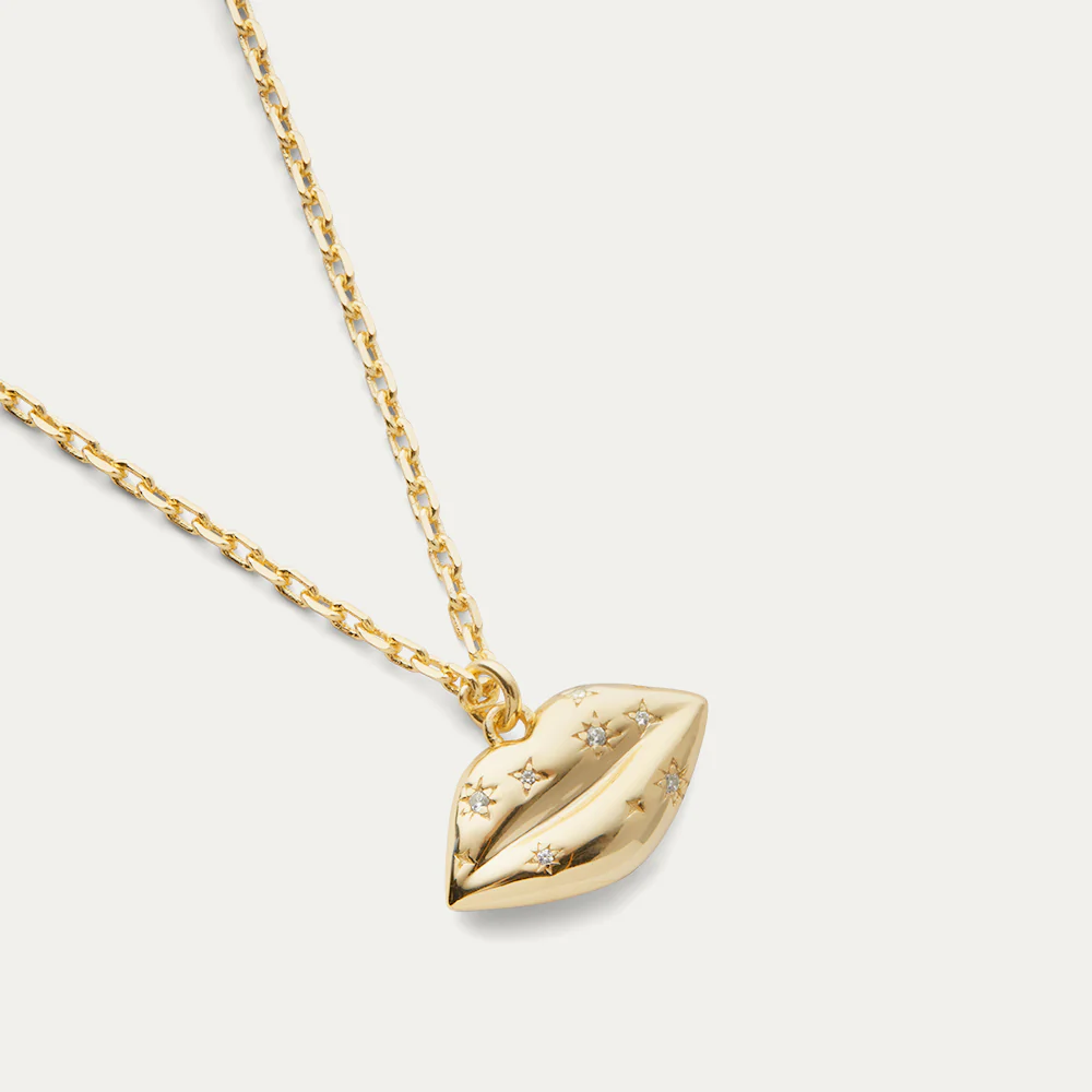 14K GOLD PLATED COSMIC PENDANT NECKLACE - Image 3