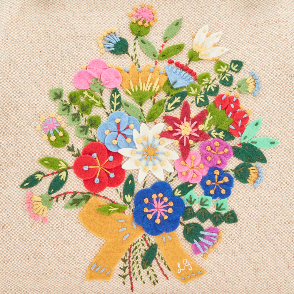 GRANITE FLORAL BLOOMS EVIE HANDBAG - Image 6