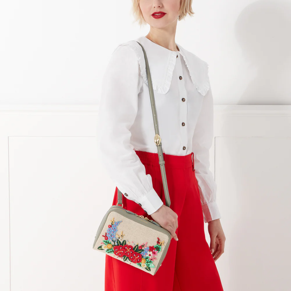 GRANITE FLORAL BLOOMS LEXI CROSSBODY BAG - Image 9