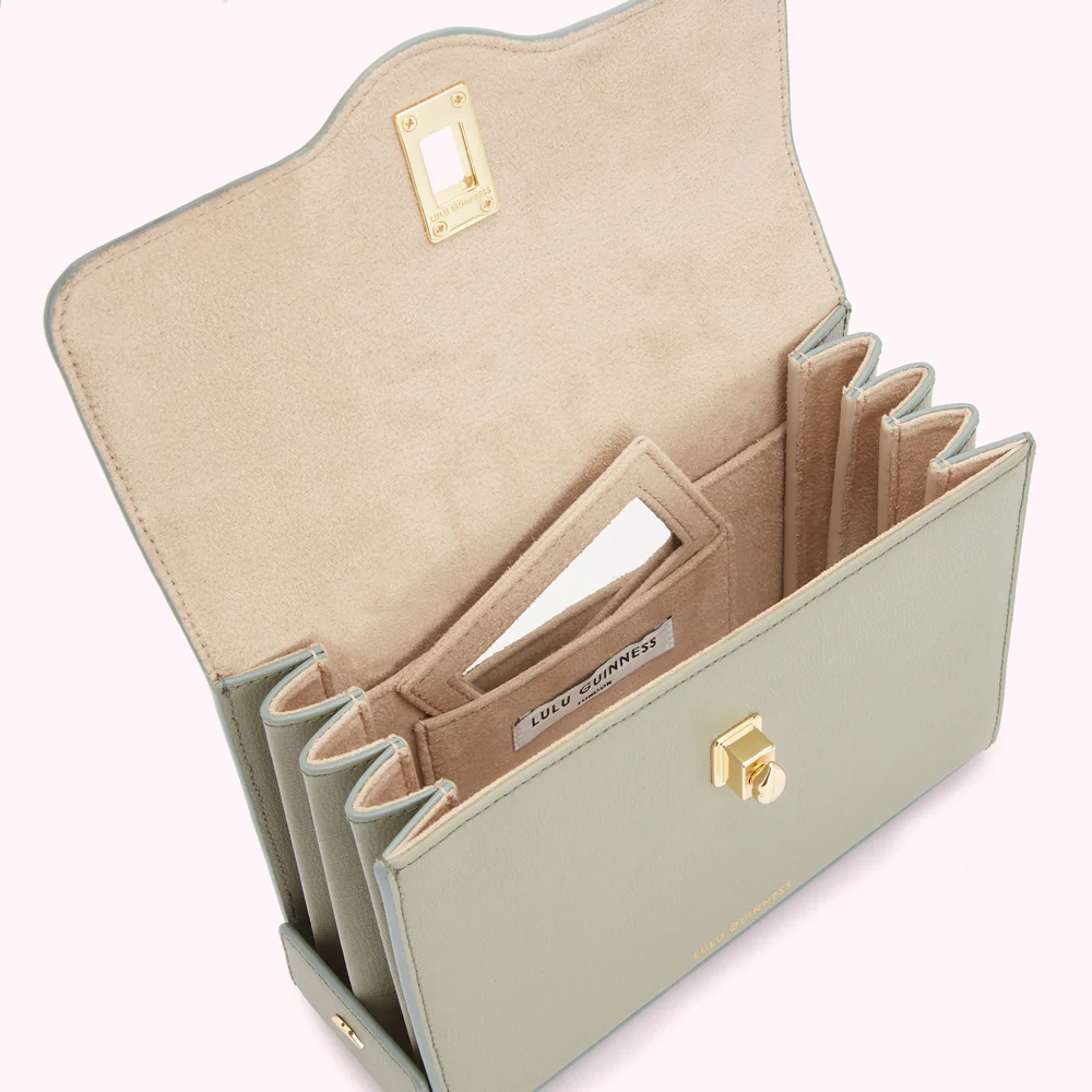 GRANITE LIP TURNLOCK QUEENIE HANDBAG - Image 4